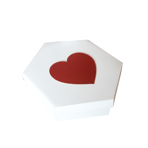 Caixa Red Heart 30x30x8cm